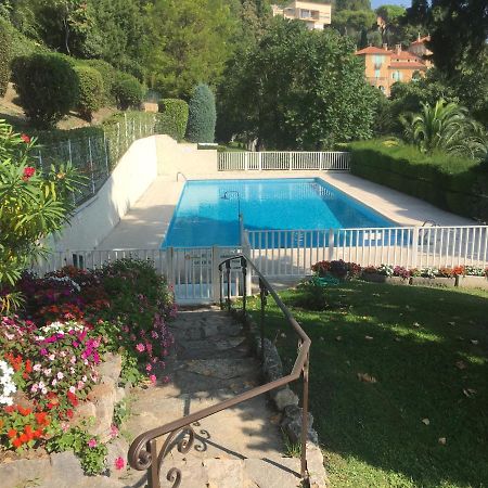 Clim Jardin Et Parking Prive -Piscine Tennis Et Park Vue Mer Grasse Esterno foto
