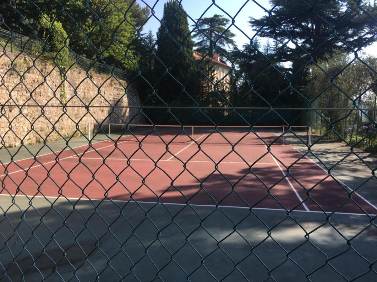 Clim Jardin Et Parking Prive -Piscine Tennis Et Park Vue Mer Grasse Esterno foto