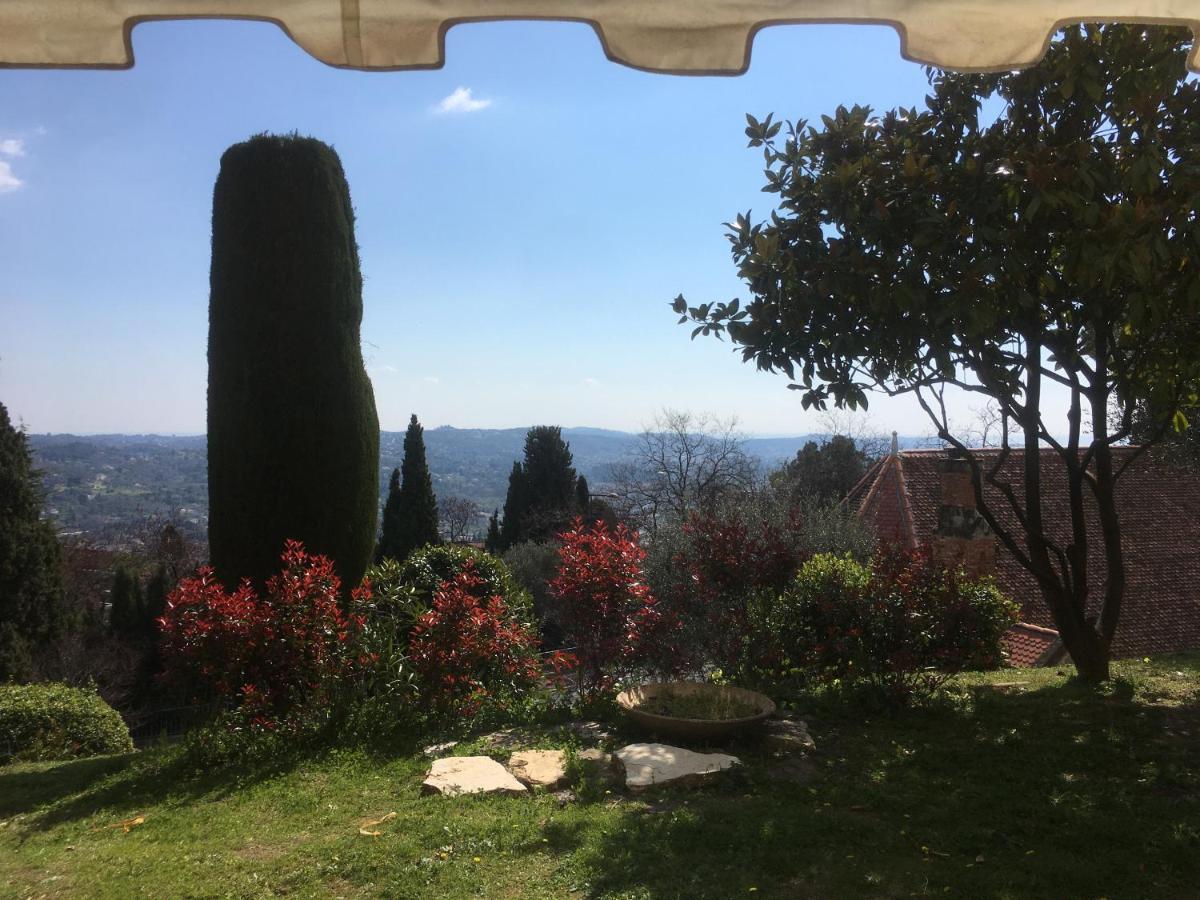 Clim Jardin Et Parking Prive -Piscine Tennis Et Park Vue Mer Grasse Esterno foto